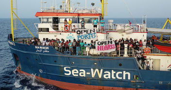 Die 'Sea-Watch 3' ist ein umgebauter Fischkutter - Copyright: © www.sea-watch.org