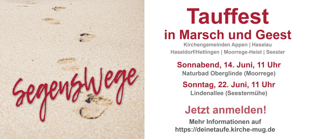 Tauffest 2025 im Pfarrsprengel Marsch und Geest